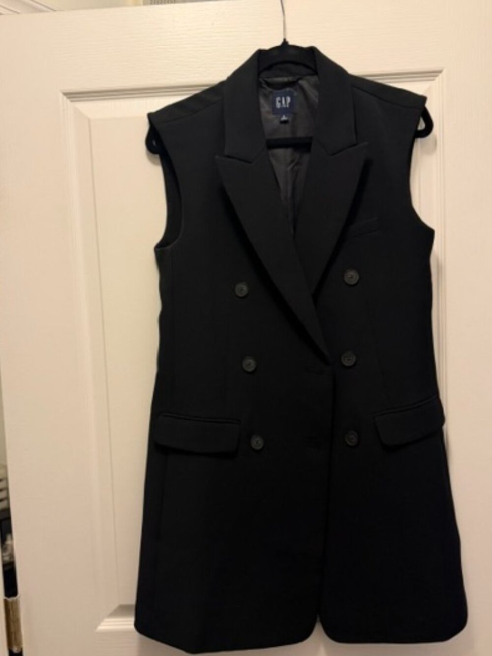 Chic GAP black blazer dress; size small